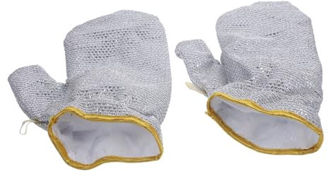 Cabilock 1 Par Guantes Guante Para Limpiar Ollas Tela Metálica Para Lavavajillas Guante De Lavado De Cocina Guante De Trapo De Cocina Familiar Espesar Lavar Los Platos