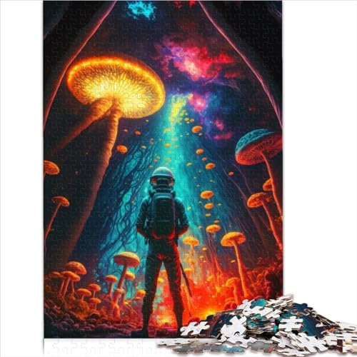 Magic Mushrooms Puzzles Geschenke Spielzeug Puzzle 1000 Teile Puzzles Teenager Lustige Puzzles Spiele Heimdekoration Puzzle 1000 Teile (26 x 38 cm)