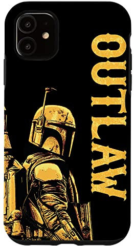 iPhone 11 Star Wars The Book of Boba Fett Outlaw Black Case