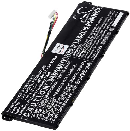 Akku für Laptop Acer Spin 5 SP513-54N-79EY, 15,4V, Li-Polymer