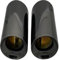 EVURU Dekoration der Auspuffrohrabdeckung Für BM&W X1 F48 2016-2021 304 Edelstahl Auto Auspuff Schalldämpfer Spitze Chrom(Black)