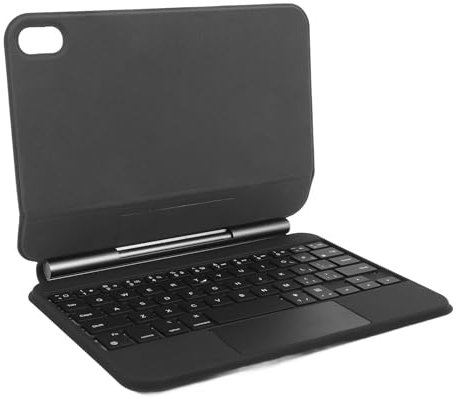 ciciglow Funda para Teclado para Tableta iOS Mini 6 2021 8,3 Pulgadas A2567 A2568 A2569, BT5.3, Soporte Magnético Retroiluminado, Funda para Tableta con Trackpad