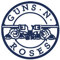 Tattwo.me – Temporäre Tattoos für Erwachsene und Kinder, hält 2 Wochen, wasserfest – Guns 'N Roses – Pflanzliche Tinte – EU-Kosmetik-Zertifikat – (P0800)