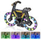 DONGKER Löt Bausatz, Fahrrad Styling RGB LED Licht Löten Übungssatz, DIY Lötprojekt Lampen Bausatz mit 5 LED Blinkmodi, DIY Electronic Kits für Löten Bildung und Lernen, für Mint-Fächer