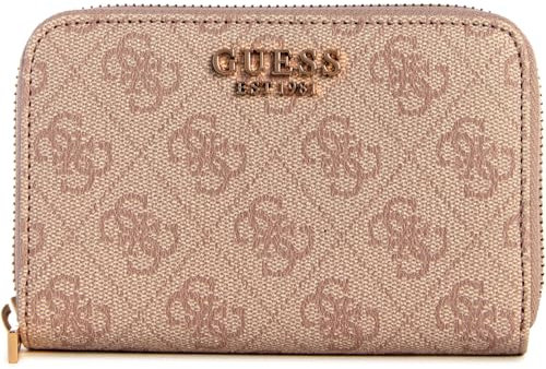 GUESS Zamira Medium Zip Around Wallet Orchid Logo