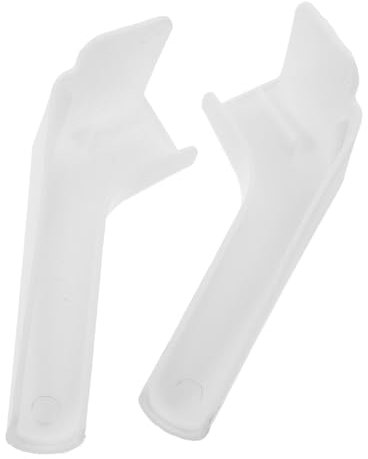 HAPINARY 2stücke Wohnmobil Dachrinnen-ausläufe Weiß Links Und Rechts Regenwasserrinnen-erweiterung Einfache Montage Optimaler Schutz Gegen Wasserschäden Passt Für Diverse Wohnmobilmodelle