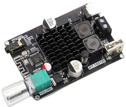 Koolenry XY-1001W Bluetootooth 100W Mono Audio Amplifier Board High Power Module TPA3116 Sound Power Amplifier Module 1001W-C