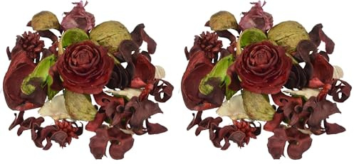 Homéa, Pot-Pourri 110G Essentiel Parfum Fruits Rouges (Lot de 2)
