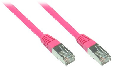 Patchkabel, Cat. 6, S/FTP, PiMF, PVC, 250MHz, magenta, 2m, Good Connections®
