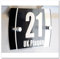 UK Plaque - Placa de acrílico transparente y aluminio para puerta, diseño rectangular, texto dorado personalizable