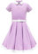 BlackButterfly Bambini Abito Vintage Clarity Anni '50 Lucy (Lilla, 7-8 Anni)
