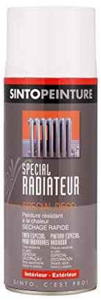 peinture spécial radiateur blanc satiné 400ml