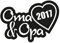 Plott Aufkleber Oma & Opa 2017 Sticker Familie Autoaufkleber Tuning Decal