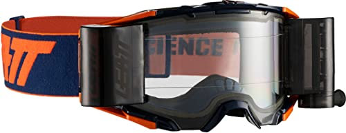 Leatt Velocity 6.5 Roll-Off Motocross Brille Blau/Orange