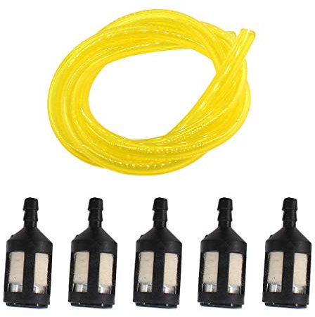AISEN 5x Universal Benzinfilter Spritfilter Kraftstofffilter für Husqvarna Stihl Poulan Dolmar Kettensäge Motorsäge