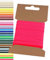 maDDma 5m Gummiband 6,6mm Gummilitze Wäschegummi elastisches Band Wäscheband Farbwahl, Farbe:neonpink