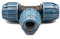 Polypropylen-T-Stück für PE-Rohr 40 mm - Klemmverbinder für Trinkwasser, 16 Bar, Zert. DVGW/KIWA/WRAS