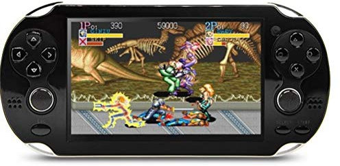 Gmuret Consola de Juegos portátil clásica Pantalla HD de 4.3 Pulgadas Consola de Juegos Retro Gameboy Juegos 3000 Integrados con Dos Botones de Joystick
