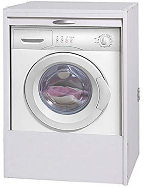 Arredobagnoecucine Mueble para lavadora de PVC (interior/exterior), blanco, 66 x 59 x 91,5 cm