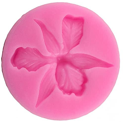Orchideen-Blumen-silikon-Form, Kochgeschirr Kuchen Verziert Werkzeug Für Fondant Schokolade Zuckermasse Süßigkeit Schokolade