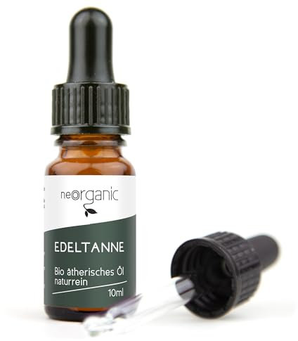 NeoOrganic® Bio Edeltannenöl (Abies Alba Mill.) auch Weißtanne – 100% naturreines ätherisches bio Edeltannenöl– 10ml