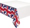 Unique 28793 Kunststoff-Tischdecke, 2,74 m x 1,37 m, Union Jack-Party, Mehrfarbig, 2,74 m x 1,37 m