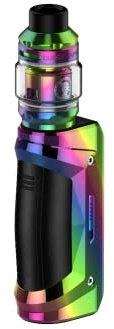 GEEKVAPE S100 Aegis Solo 2 Kit 100W Vape MOD BOX with Z Subohm 2021 Tank 5.5ml Z Coil Vaporizer Electronic Cigarette (Rainbow)