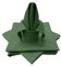 Lemos Home Hochwertige Stoffserviette Tischtuch 4 Stück aus 100% Baumwolle Kollektion Konzept, Farbe & Größe wählbar (Stoffserviette 4er Set - 45x45cm, Olivgrün)