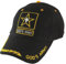 Gods Army Baseballkappe mit Stickerei, Einheitsgröße, Klettverschluss, 100 % Baumwolle, verstellbares Klettband auf der Rückseite, 6 Paneele, 6 Ösen