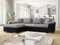 ChillMe Grey Fabric Corner Sofa Bed 'Oxford' L-Shape Sofa and Universal Corner - with storage and FREE assembly (5/11)