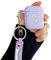 Fycyko Kompatibel mit AirPods Hülle, Airpods 2 hülle und Airpods 1 Case Golden Herz Muster Cover mit Schlüsselanhänger Stoßfeste AirPods Schutzhülle für Mädchen Frau Hülle für Airpods 2 & 1-Lila