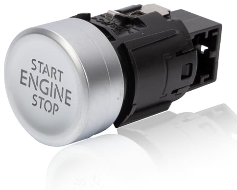 Konuooer Bouton interrupteur d'allumage moteur pour Golf 7 Golf 7.5 e-Golf T-Roc Engine Start Stop Switch 5G1959839 5Q1959839 5GG959839