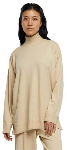 Urban Classics Damen Sweatshirt Ladies Knitted Eco Viscose Sweater wetsand 4XL