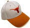 MVP Texas Longhorns Maskottchen-Logo, zweifarbig, Grau und Burnt Orange, gebogen, verstellbar, Grau und gebranntes Orange, Einheitsgröße