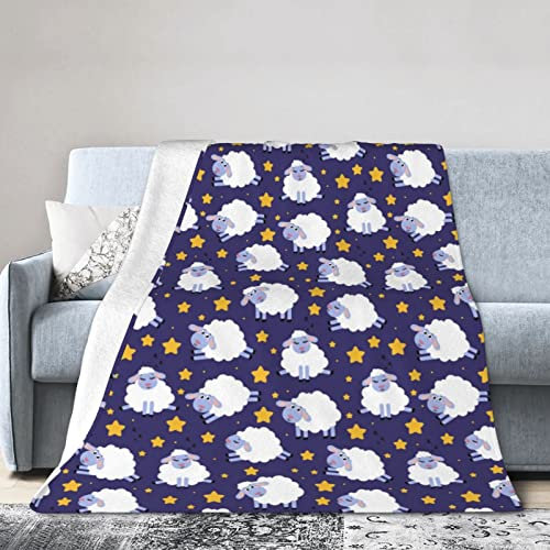 Jmorco Schaf-Druck-weiche Decken, warme und leichte Heimdekoration-Decke40 X30