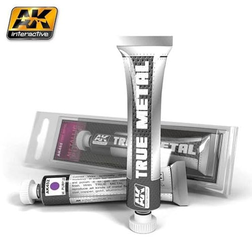 AK INTERACTIVE - Paint Mockup True Metal Metallic Purple Ak Interactive Ak452 Model Tank Promo