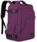 WENIG Designed for Ryanair Cabin Bag 40x20x25 Underseat Hand Luggage Bag for Women Carry-ons Bag Cabin Size for Airplanes Flight Bag Travel Rucksack Fit 14 Inch Laptop with USB Charging Port- Purple