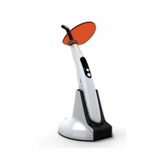 5W Dental LED Curing Licht Funklampe,1200Mw Zahnmedizinische Zahnarzt Polymerisationslampe Woodpecker Stil mit DREI Arbeitsmodi,Bleaching-TIPP für LED-Lichthärtungslampe