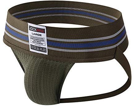 Homme Jockstraps sous-vêtements Ceinture Large Supporter Athlétique Confortable Jockstrap Sport Homme Jockstrap Homme (FR/ES, Alpha/Lettres, TG, Taille Normale, Taille Normale, JunLu)