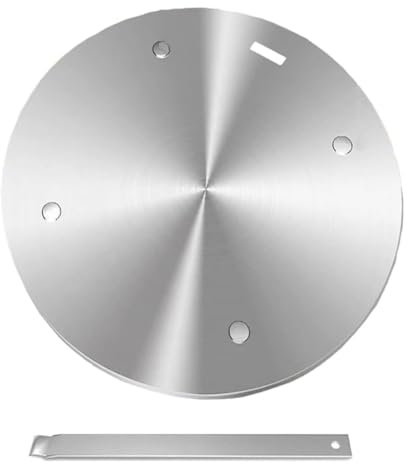 Placa de distribución de calor de acero inoxidable, adaptador de inducción, placa a fuego lento, accesorio de cocina versátil