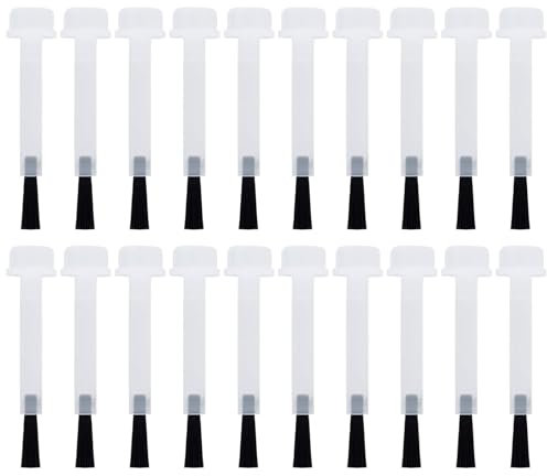 Nail Varnish Brushes, 20pcs Nail Polish Brush Polish Replacement Brushes Soft Bristles Nail Paint Brush Applicator Set for Home Salon Base Coat