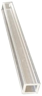 JOSUR 1 Stück Acryl-Vierkantrohr, Länge 400 mm, for Gartenbedarf, 10–100 mm seitliches Acryl-Vierkantrohr, Hohlkanal, transparentes Rohr, PMMA-Schläuche(40x40x3mm)
