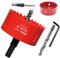 2.36 inch Hole Saw with Quick Change Arbor and Allen Wrench, Bi-Metal M 42 Hole Cutter, Smooth and Fast, 60mm Hole Saw for Wood, Plastic, UPVC, Fiberglass, Plasterboard