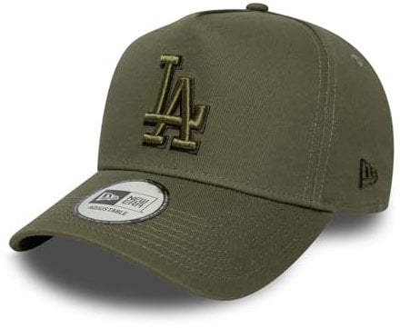 New Era A-Frame Trucker Cap Outline Los Angeles Dodgers Oliv
