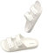 DeFonseca Ciabatte Sandali Slip On Gomma Uomo Donna Estate per Casa, Giardino Spiaggia Mare (Bianco, Sistema Taglie Calzature EU, Adulto, Donna, Numero, Media, 37)