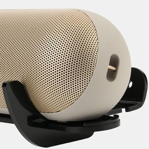 FUANA Acryl-Wandhalterungsregal für Beats Pill 2024 Lautsprecher – platzsparendes schwebendes Display mit einfacher Installation, schwarzes Kopfhörerkabel