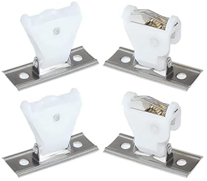 JOINPAYA Fermacorda per Tende Pacchetto Bianco in Plastica e Ferro | Tenda Bamboo e Finestra, Uso Domestico, Blocco del Cordino, Struttura Cordless