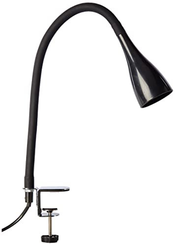 Briloner Leuchten LED Klemmleuchte, Klemmspot, Klemmlampe, Tischleuchte, Anklemmleuchte LED, Tischlampe, Nachttischlampe, Leselampe Bett, Wohnzimmer Tischlampen, Leseleuchte, flexibel