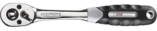 WGB Umschaltknarre 1/2 Zoll vierkant DIN3122D 72 Zähne und 2K-Griff, 3066003