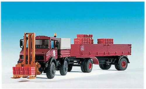 kibri 14990 - UNIMOG Euro II mit Vorbaustapelmast